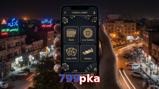 Main screen of 799Pka app page for PK players